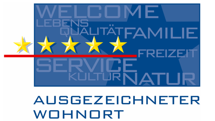 Logo Siegel Ausgezeichneter Wohnort 