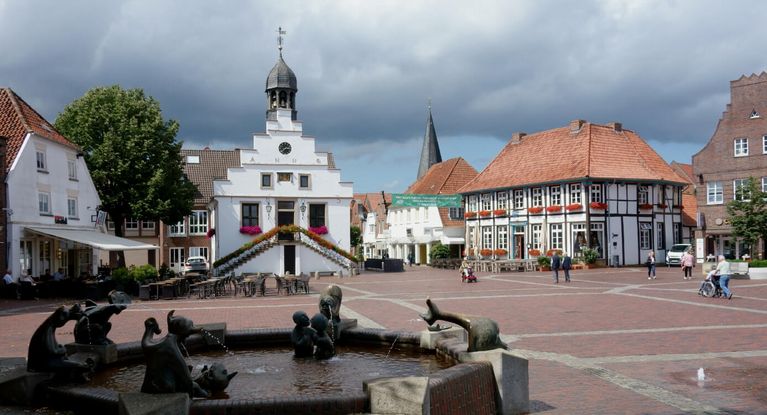 Der Marktplatz in Lingen