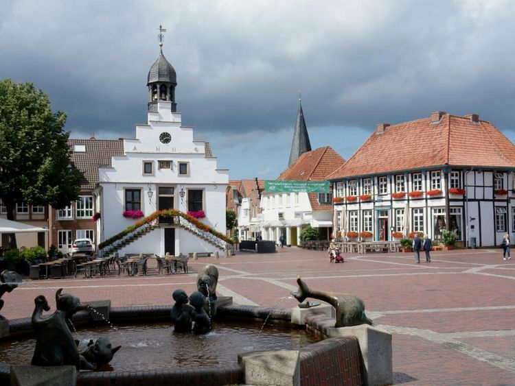 Der Marktplatz in Lingen